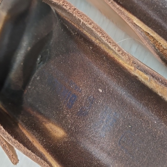 Birkenstock Women Arizona Rose Metallic Sandals Shoes Sz 37/6 Regular - Picture 9 of 14